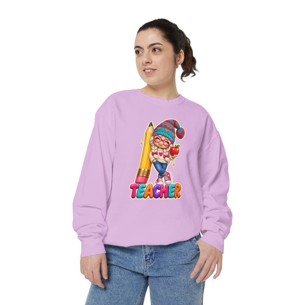 Gnome Teacher Classroom Christmas Holiday Sweatshirt