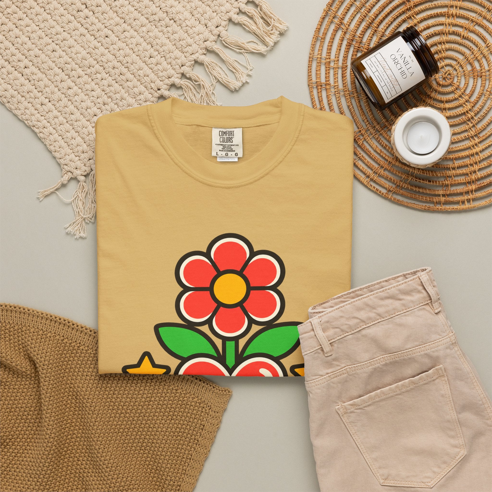 Mi Cultura Latino Heritage Heavyweight Tee 🌺❤️