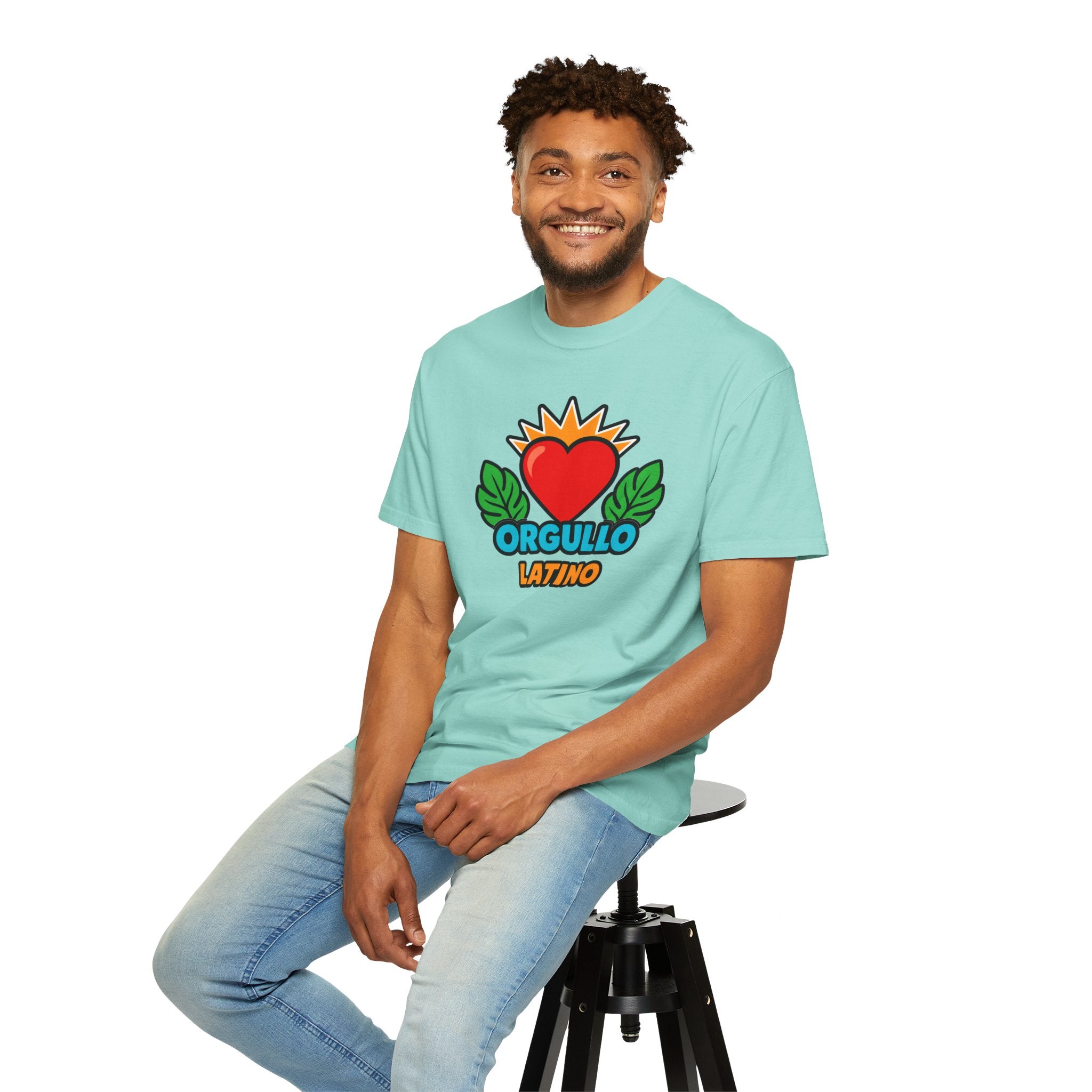 Orgullo Latino Heritage Heavyweight Tee ❤️🌿