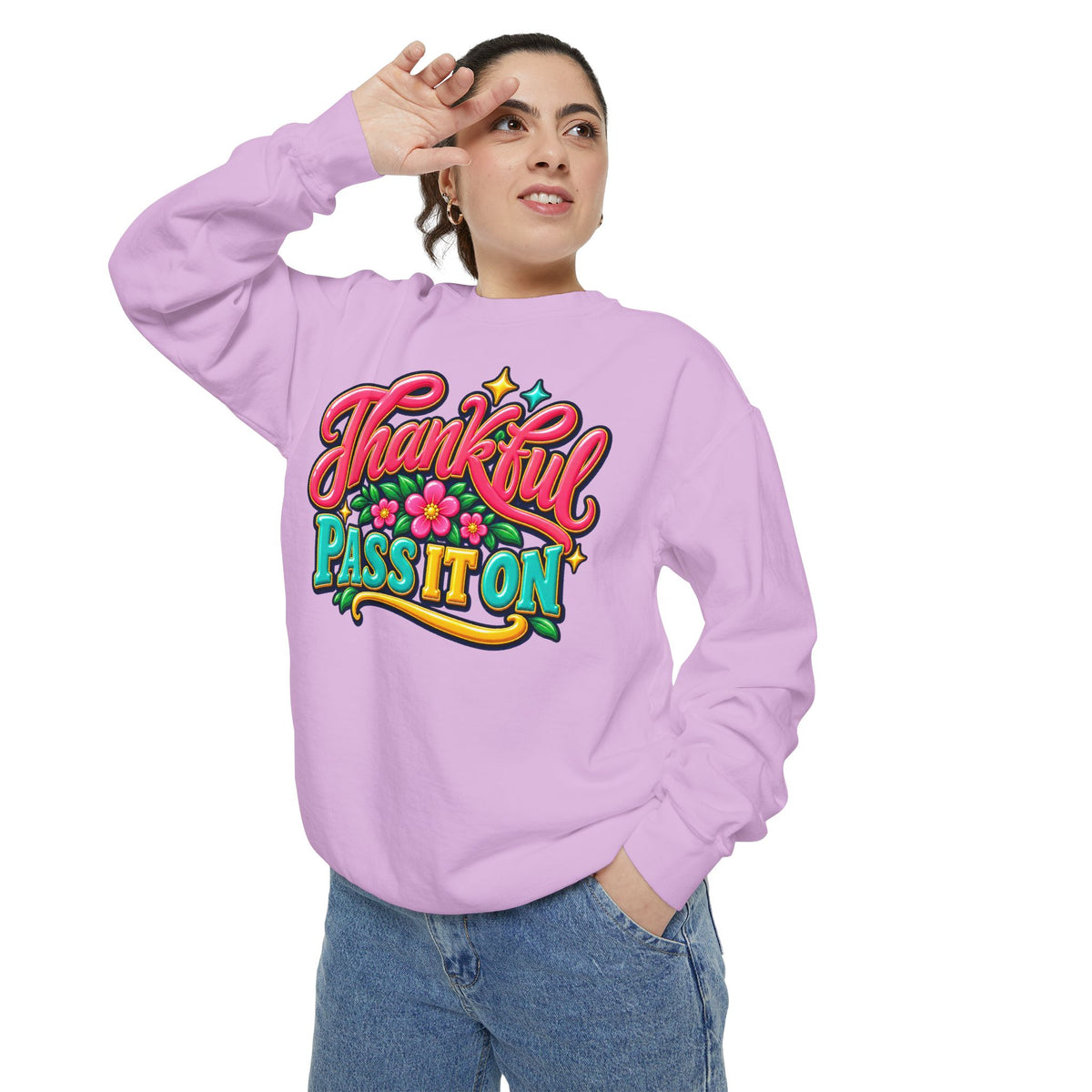 Thankful - Pass It On Sweatshirt