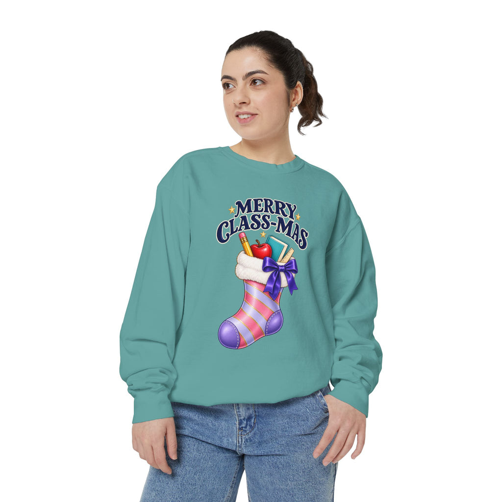Merry Class-Mas Teacher Christmas Sweatshirt