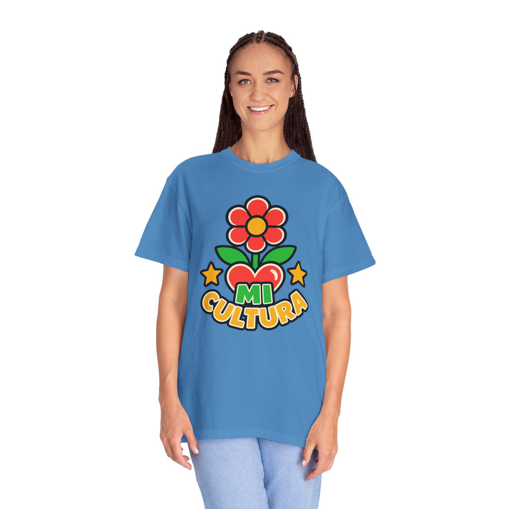 Mi Cultura Latino Heritage Heavyweight Tee 🌺❤️