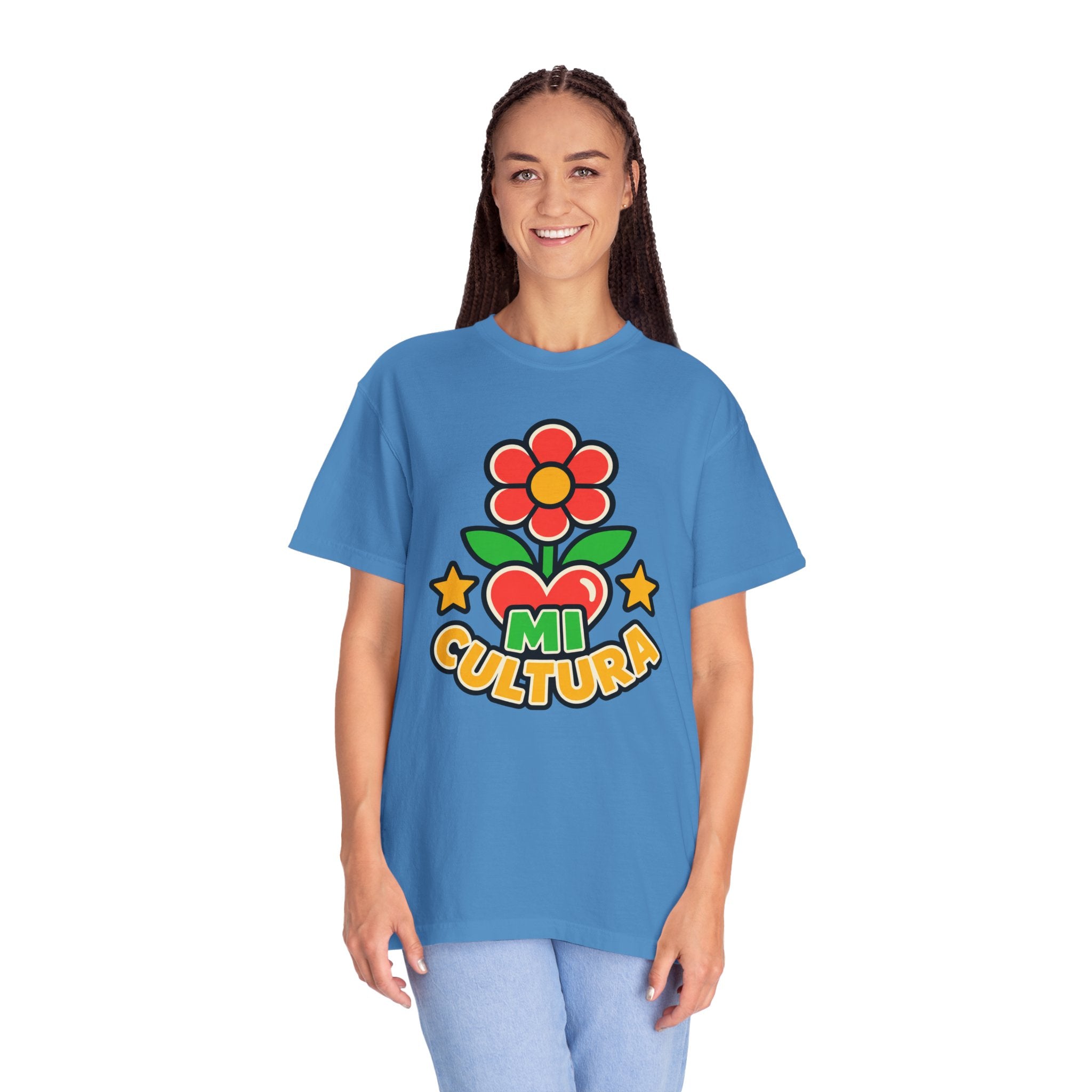 Mi Cultura Latino Heritage Heavyweight Tee 🌺❤️