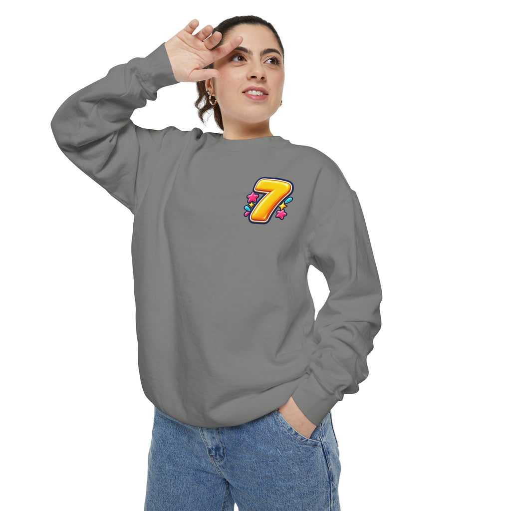 Seven Has “Even” in It, That’s Odd Sweatshirt | Funny Number 7 Crewneck 7️⃣🤔