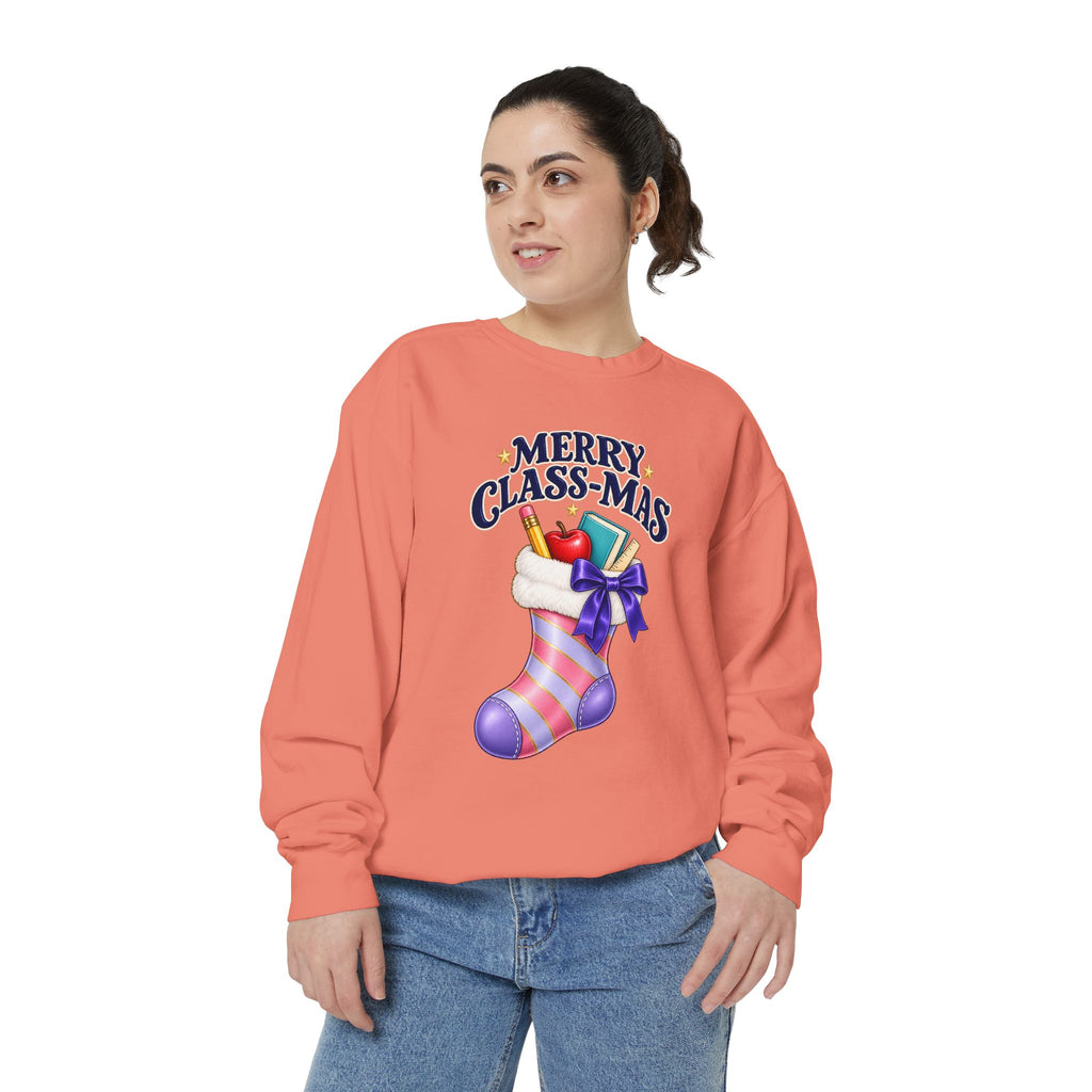Merry Class-Mas Teacher Christmas Sweatshirt