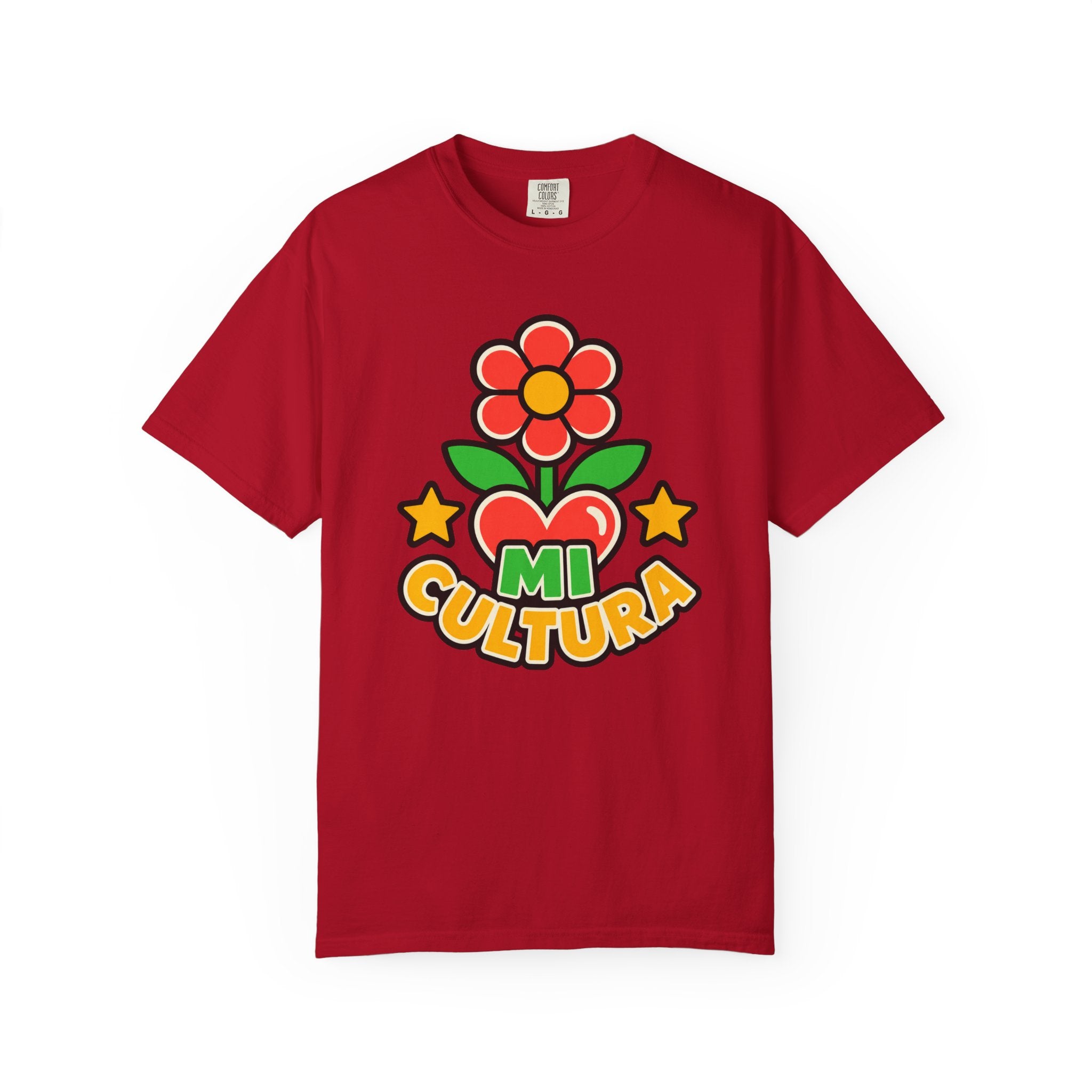 Mi Cultura Latino Heritage Heavyweight Tee 🌺❤️
