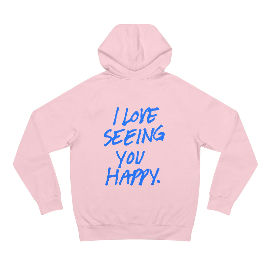Hi Lovely Human Hoodie — "I Love Seeing You Happy" Cozy Positive Message Hoodie