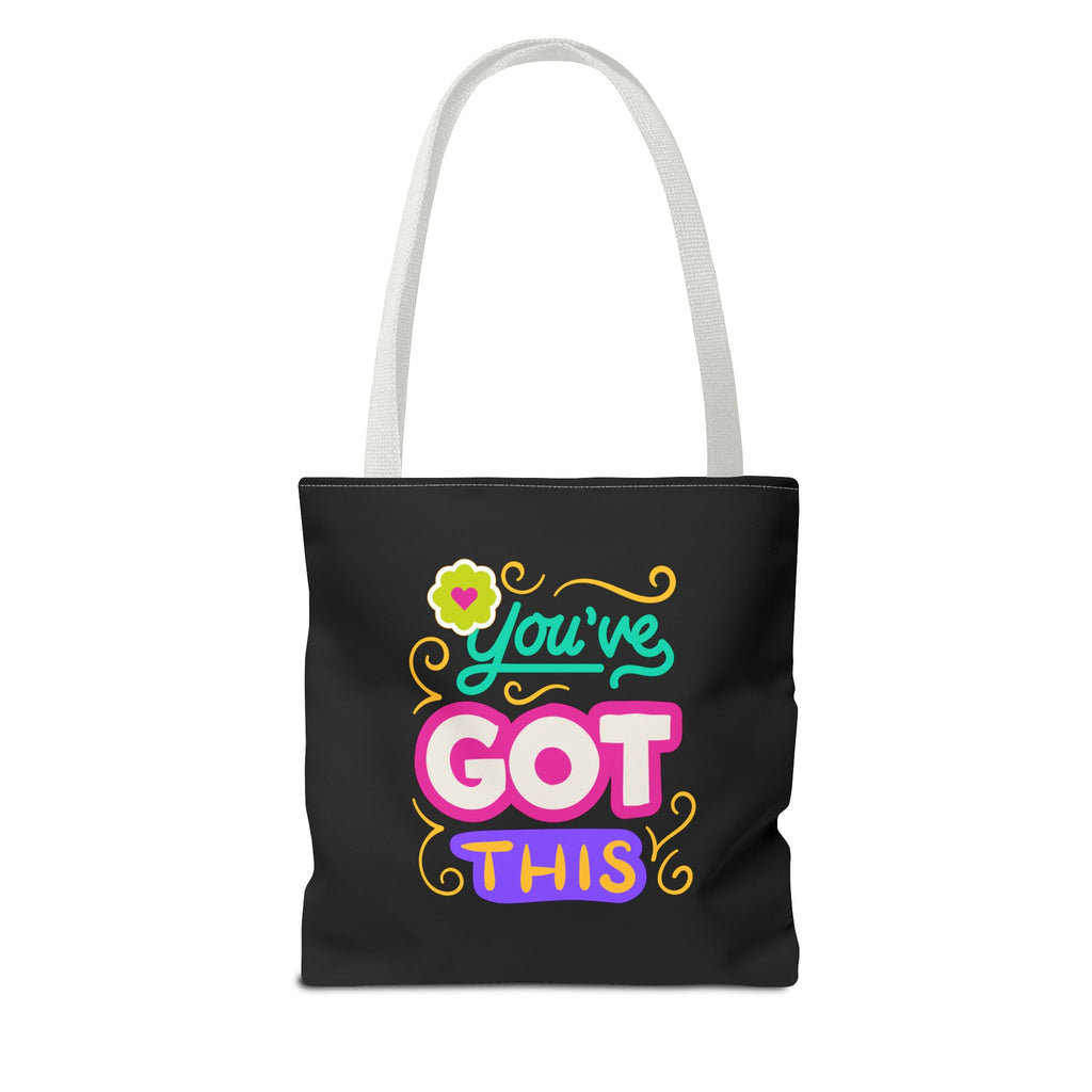 Hello Fresh Start / You've Got This" Retro Two-Sided Tote Bag