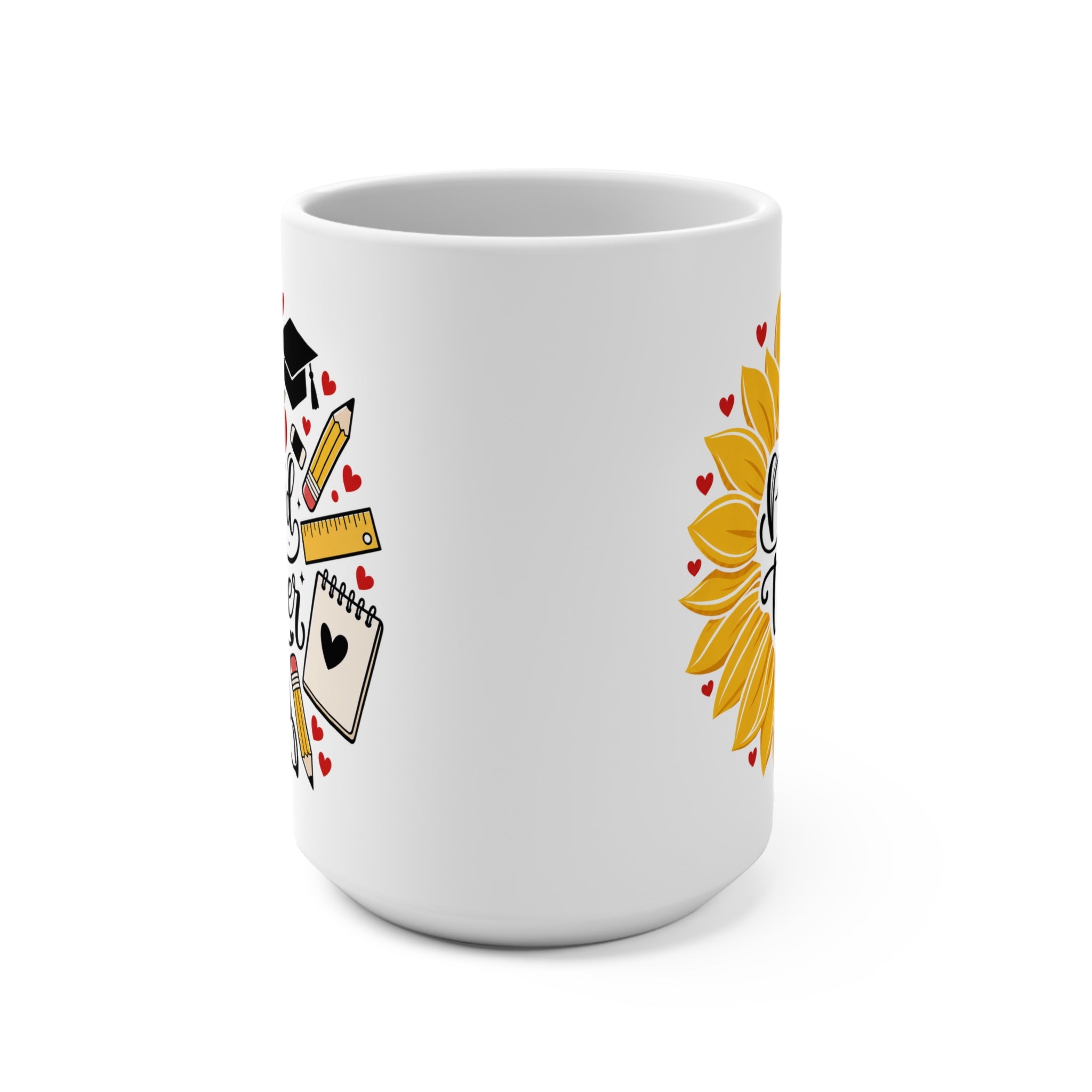 Blessed Teacher Mug - Sunflower Teacher Coffee Cup - Inspirational Teacher Gift - Teacher Appreciation Mug
