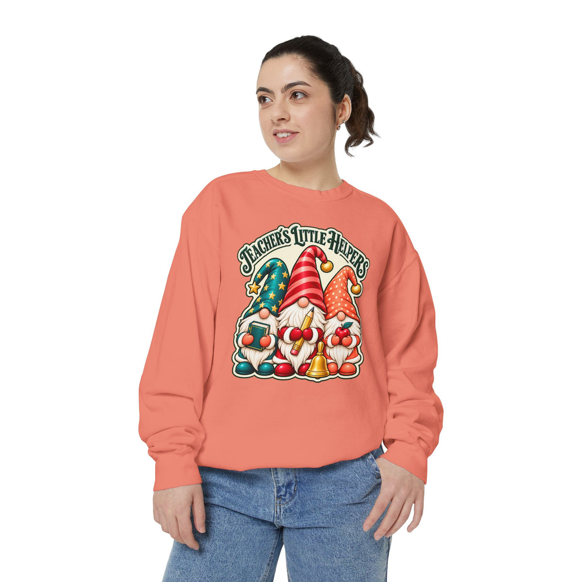 Teachers Little Helpers Gnome Christmas Sweatshirt