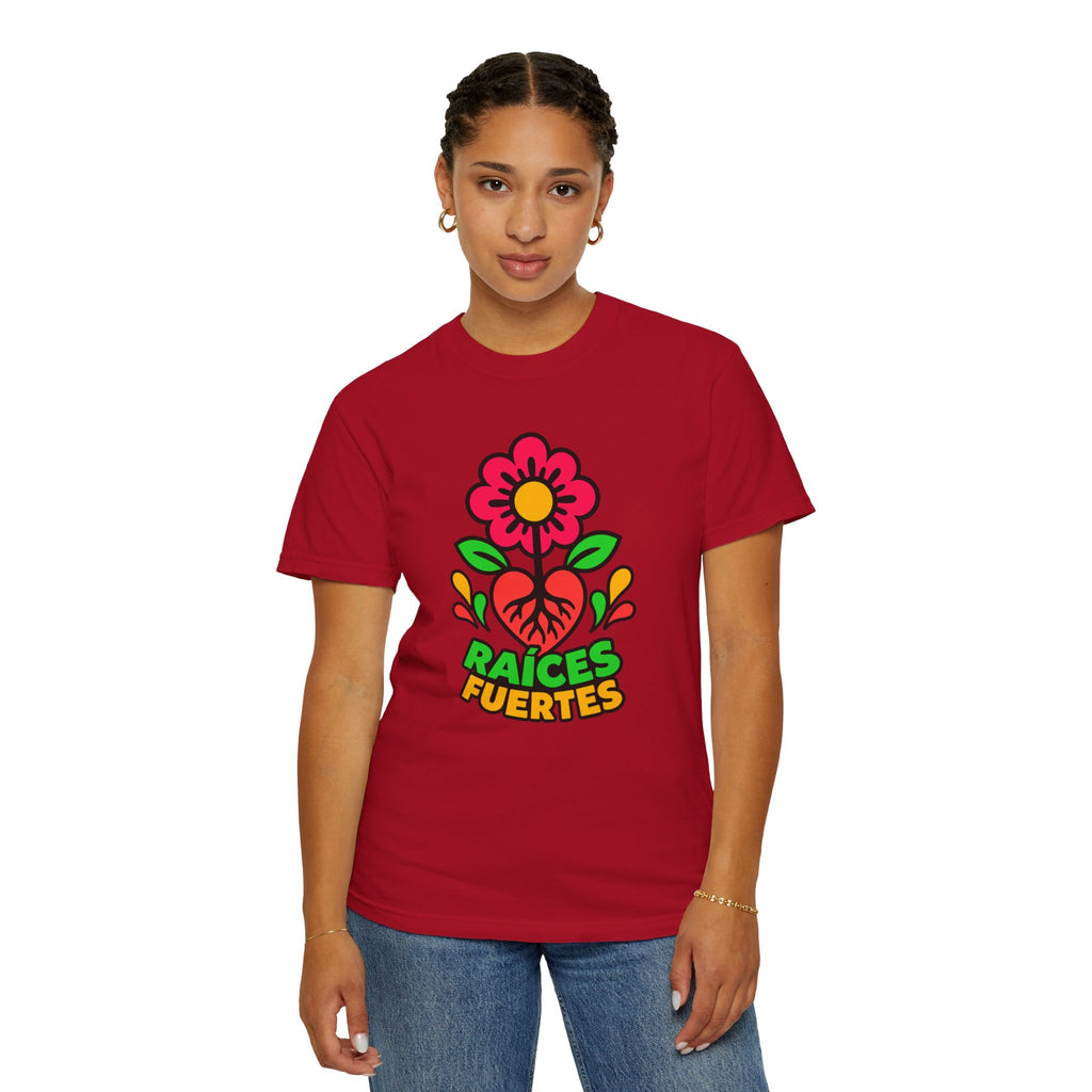 Raíces Fuertes Latino Heritage Heavyweight Tee 🌺❤️
