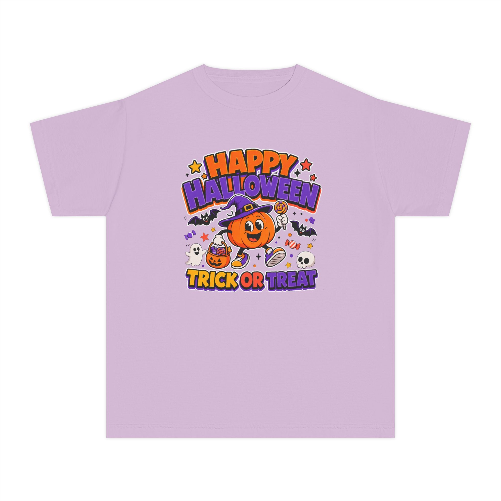 Happy Halloween Youth Trick-or-Treat Retro Tee 🎃✨