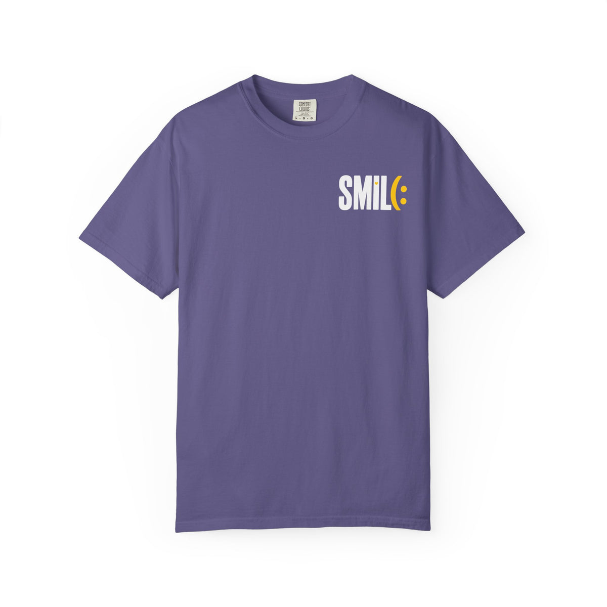 SMILE IT’S FREE! Front-and-Back Garment-Dyed Tee
