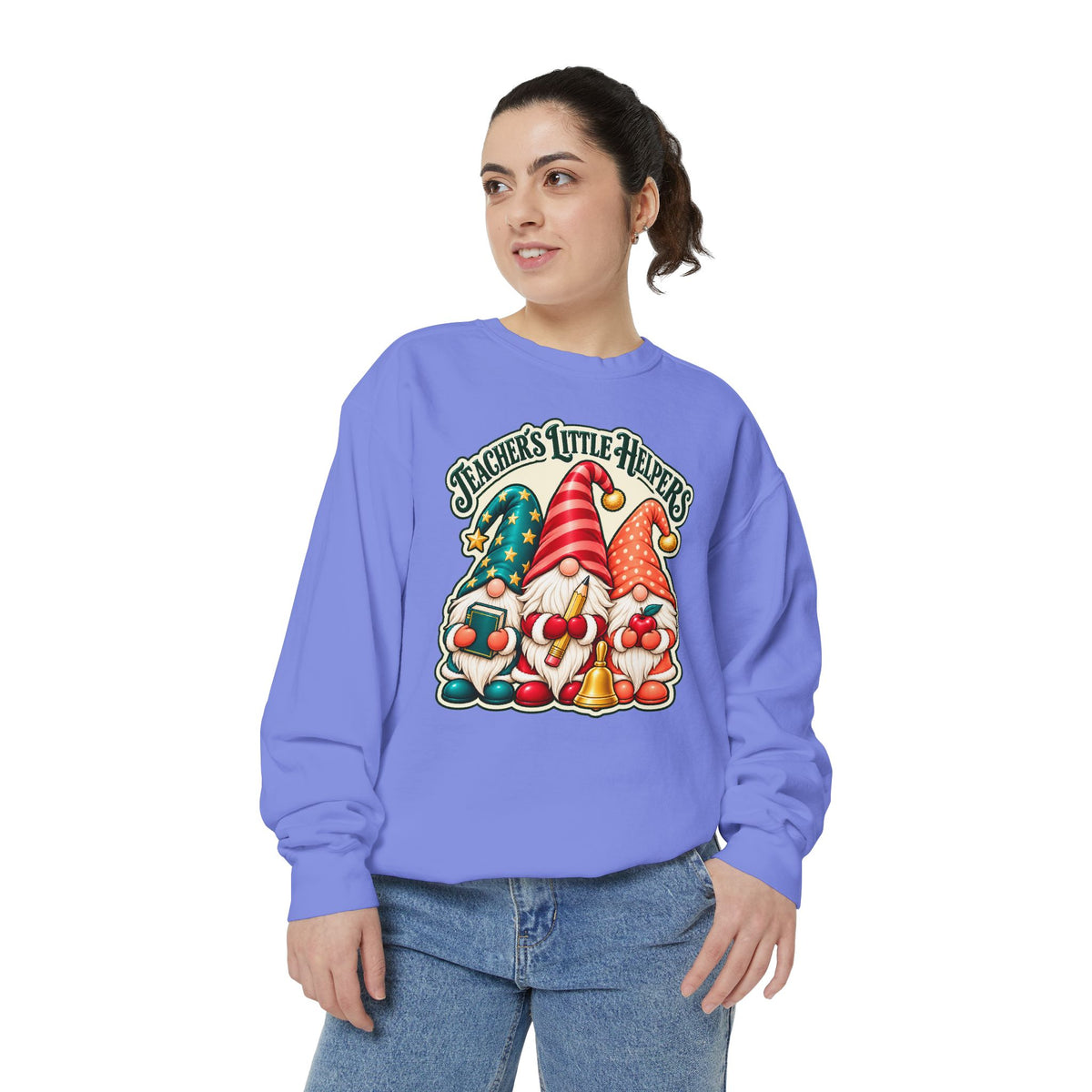 Teachers Little Helpers Gnome Christmas Sweatshirt