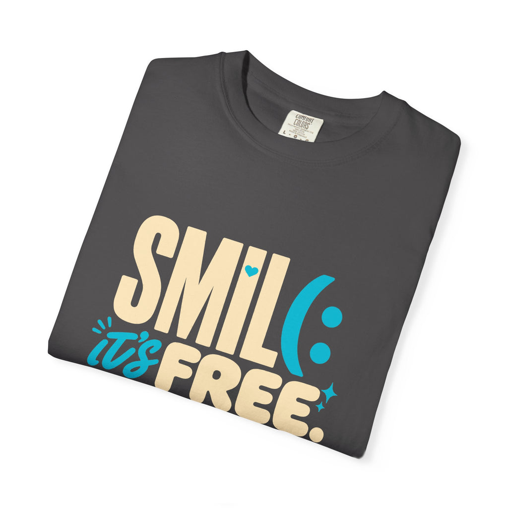 SMIL(: It’s Free Garment-Dyed Graphic Tee