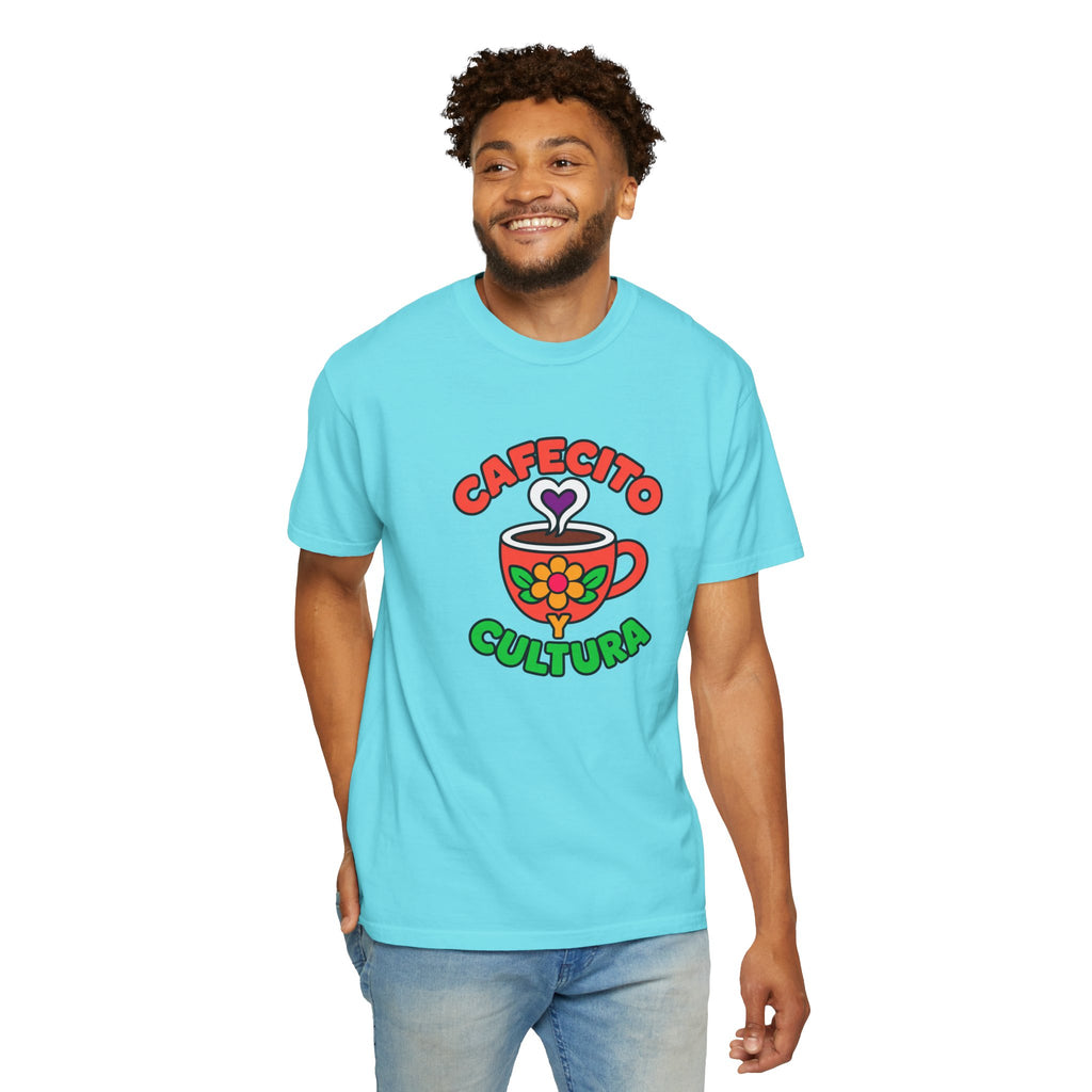 Cafecito Y Cultura Heavyweight Tee ☕🌼