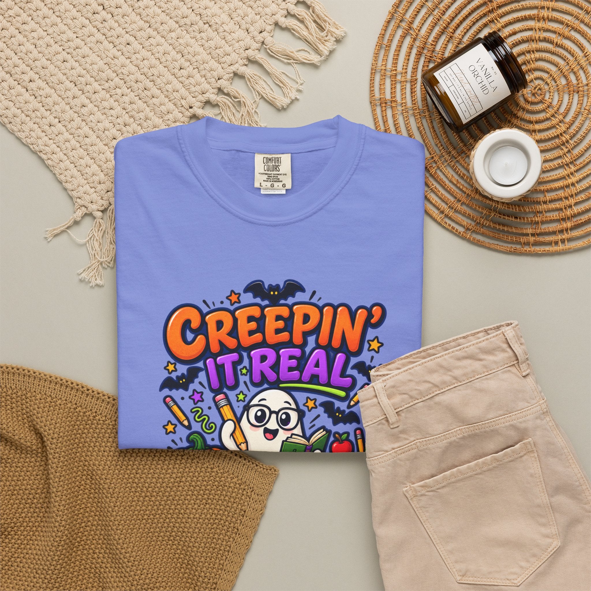 Creepin' It Real in the Classroom Halloween T-Shirt