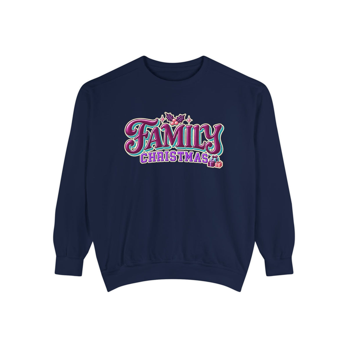 Family Christmas Retro Holiday Sweatshirt