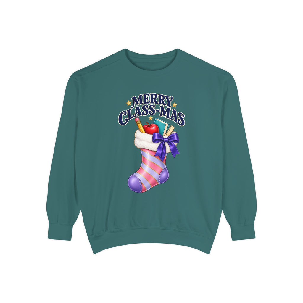 Merry Class-Mas Teacher Christmas Sweatshirt