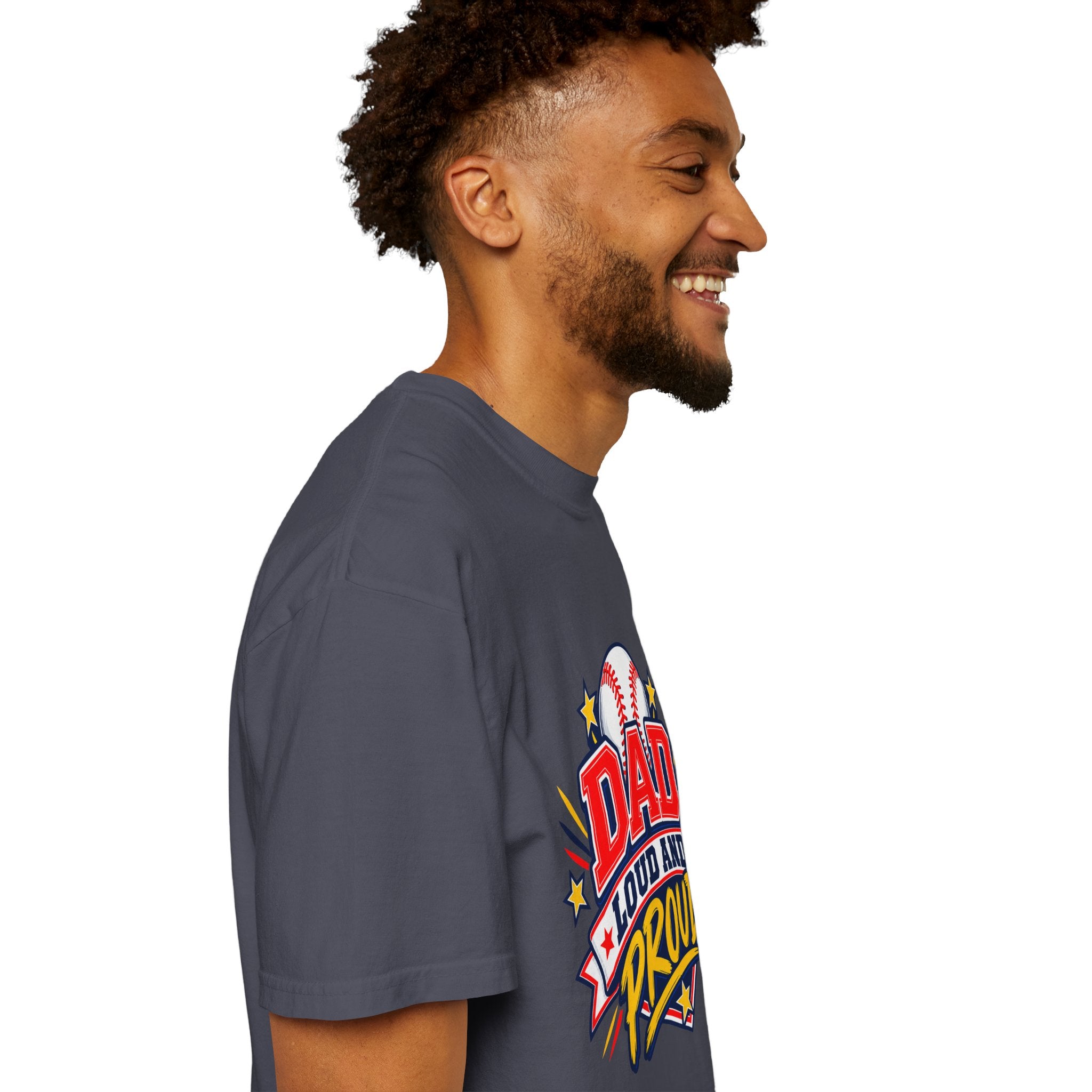Baseball Dad Loud and Proud Comfort Colors® Tee ⚾️⭐