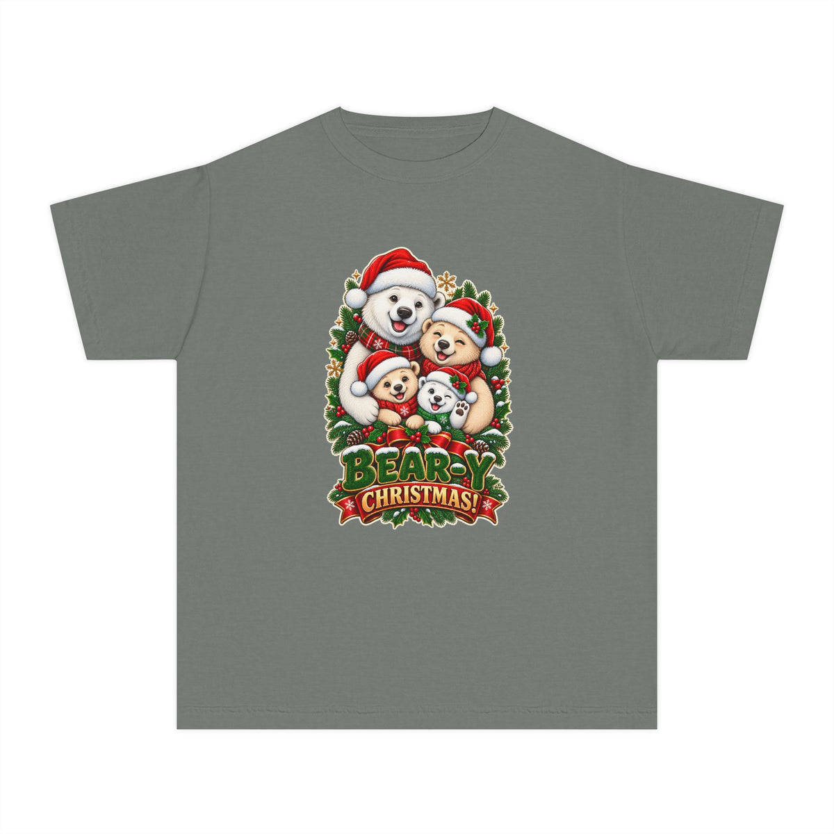 BEAR-Y Christmas Youth Tee