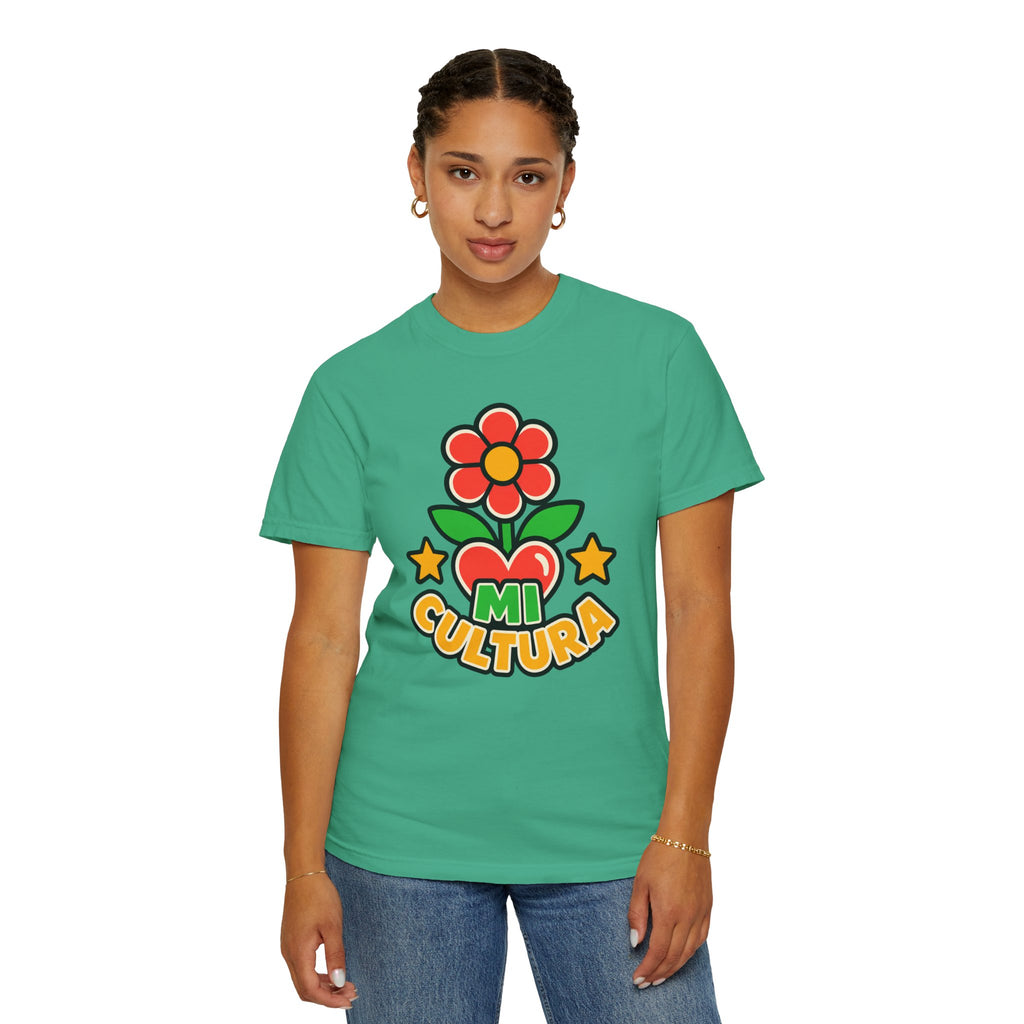 Mi Cultura Latino Heritage Heavyweight Tee 🌺❤️
