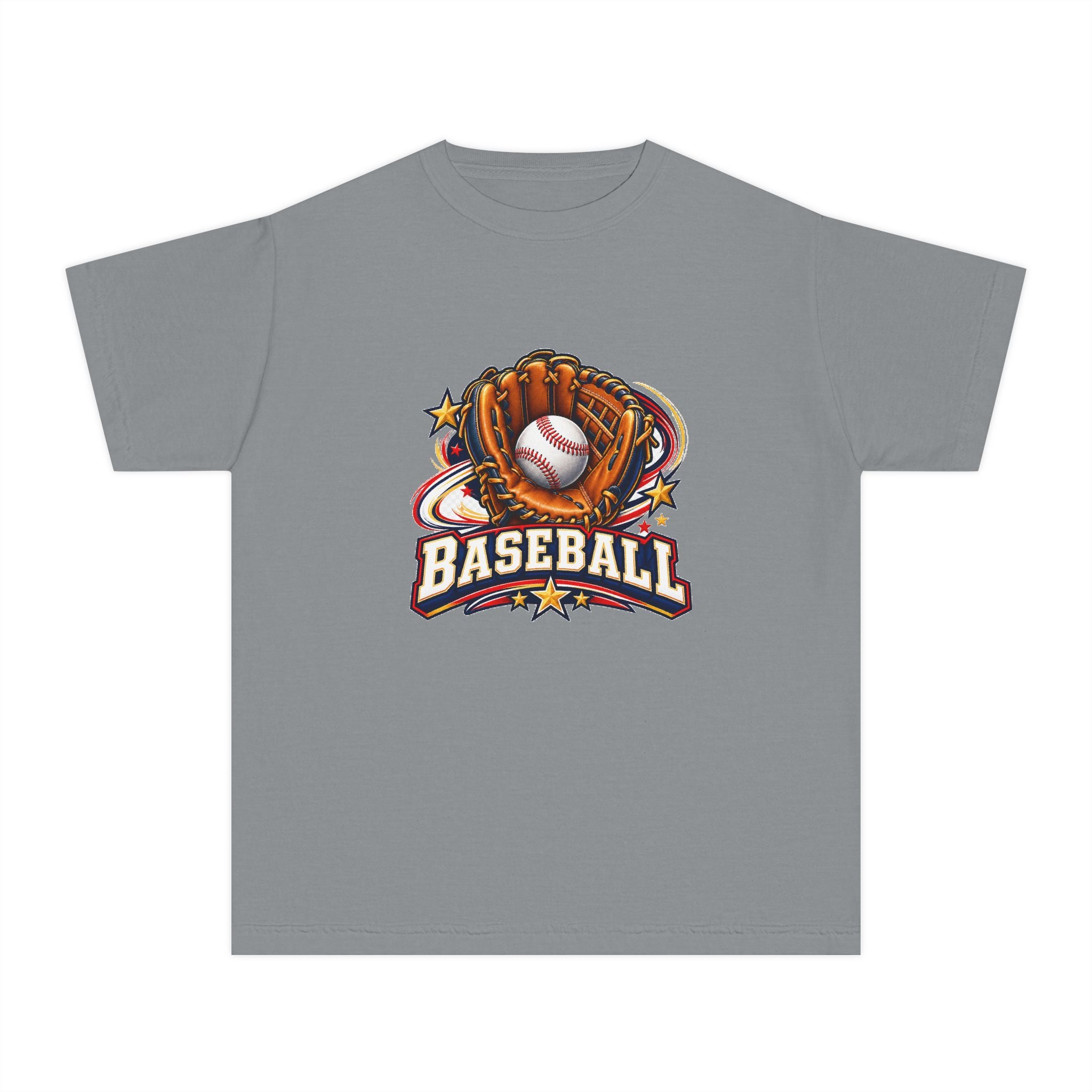 Vintage Baseball Glove Youth Comfort Colors® Tee ⚾
