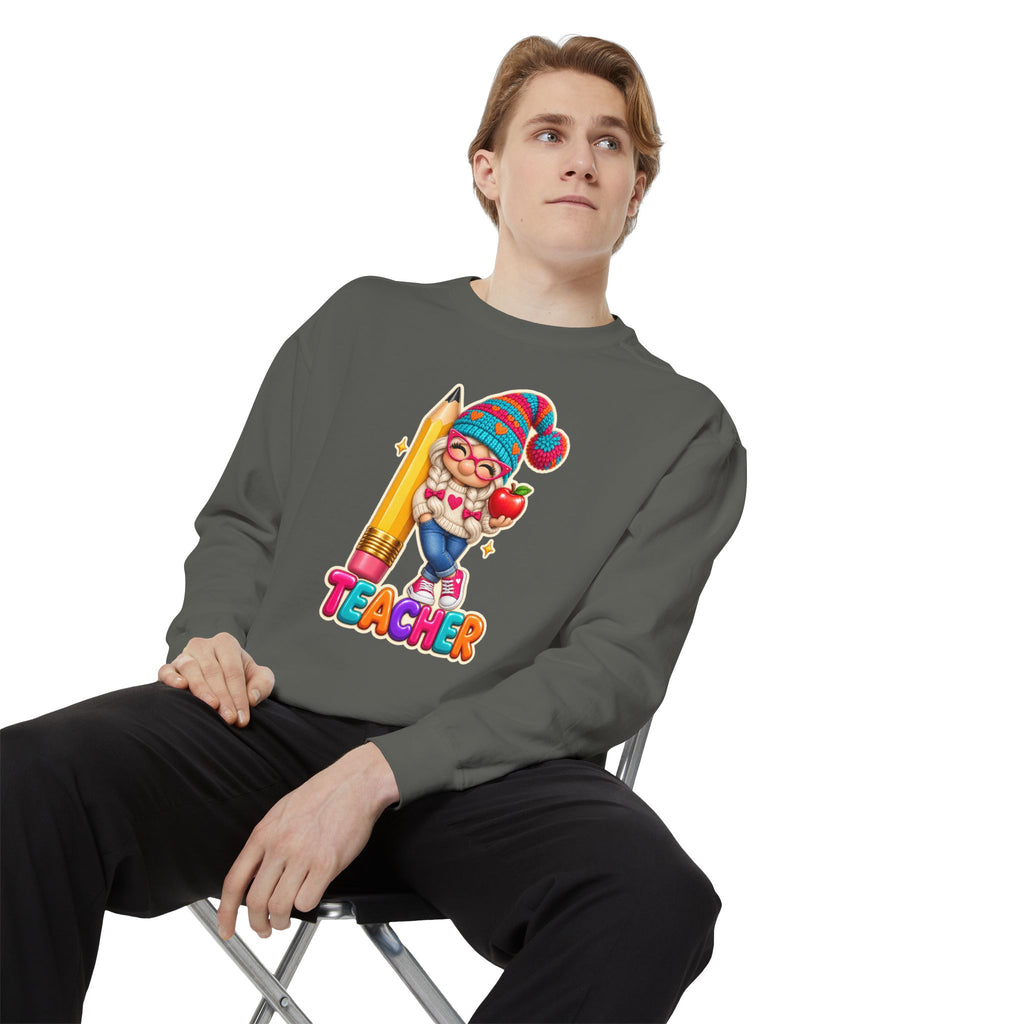 Gnome Teacher Classroom Christmas Holiday Sweatshirt