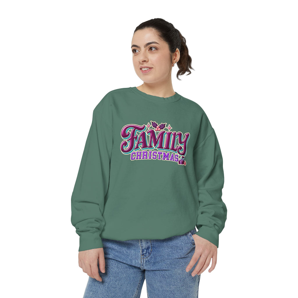 Family Christmas Retro Holiday Sweatshirt