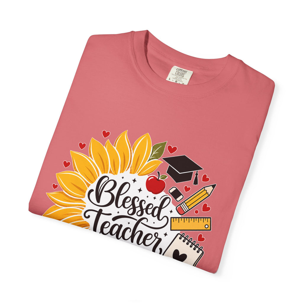 Blessed Teacher Heavyweight Tee 🌻📚✏️