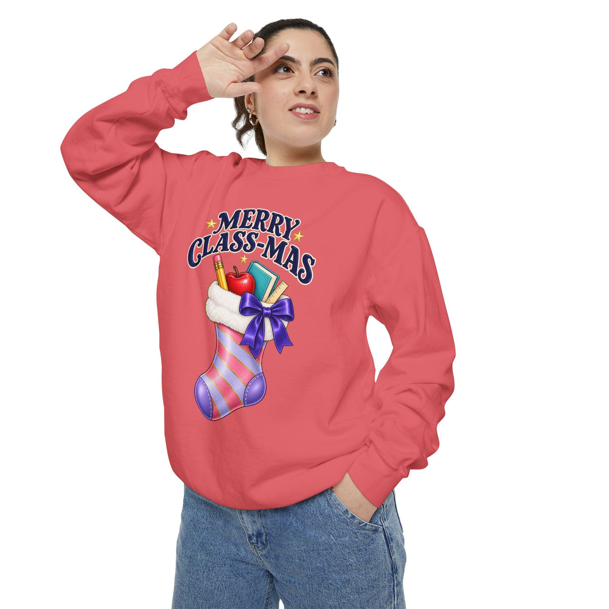 Merry Class-Mas Teacher Christmas Sweatshirt