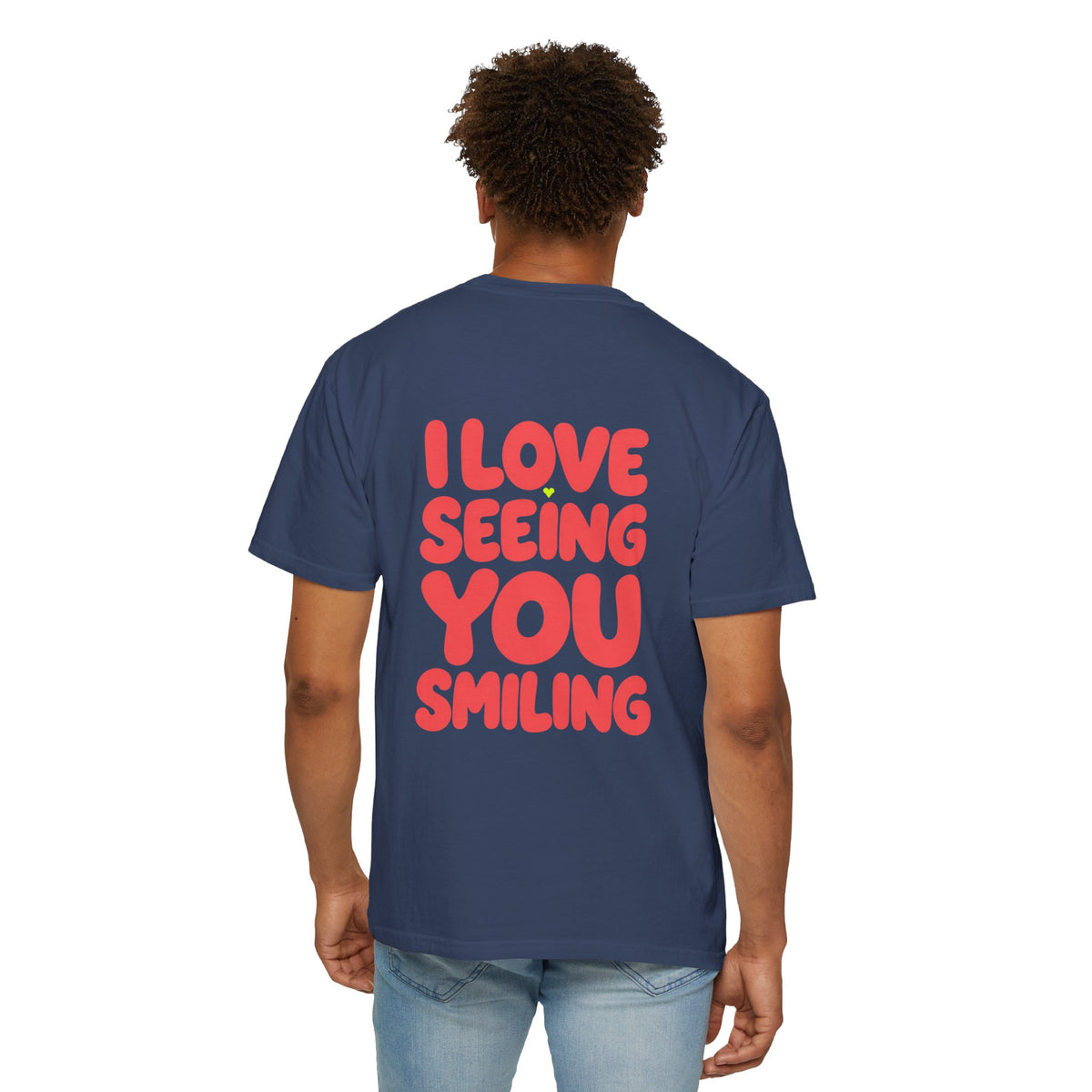 Hi Lovely Human Navy Garment-Dyed Comfort Colors® T-Shirt