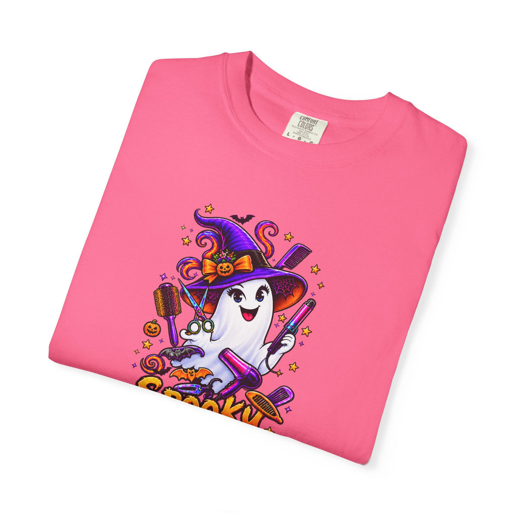 Spooky Stylist Halloween Tee – Adult Unisex Beauty Salon Party Shirt