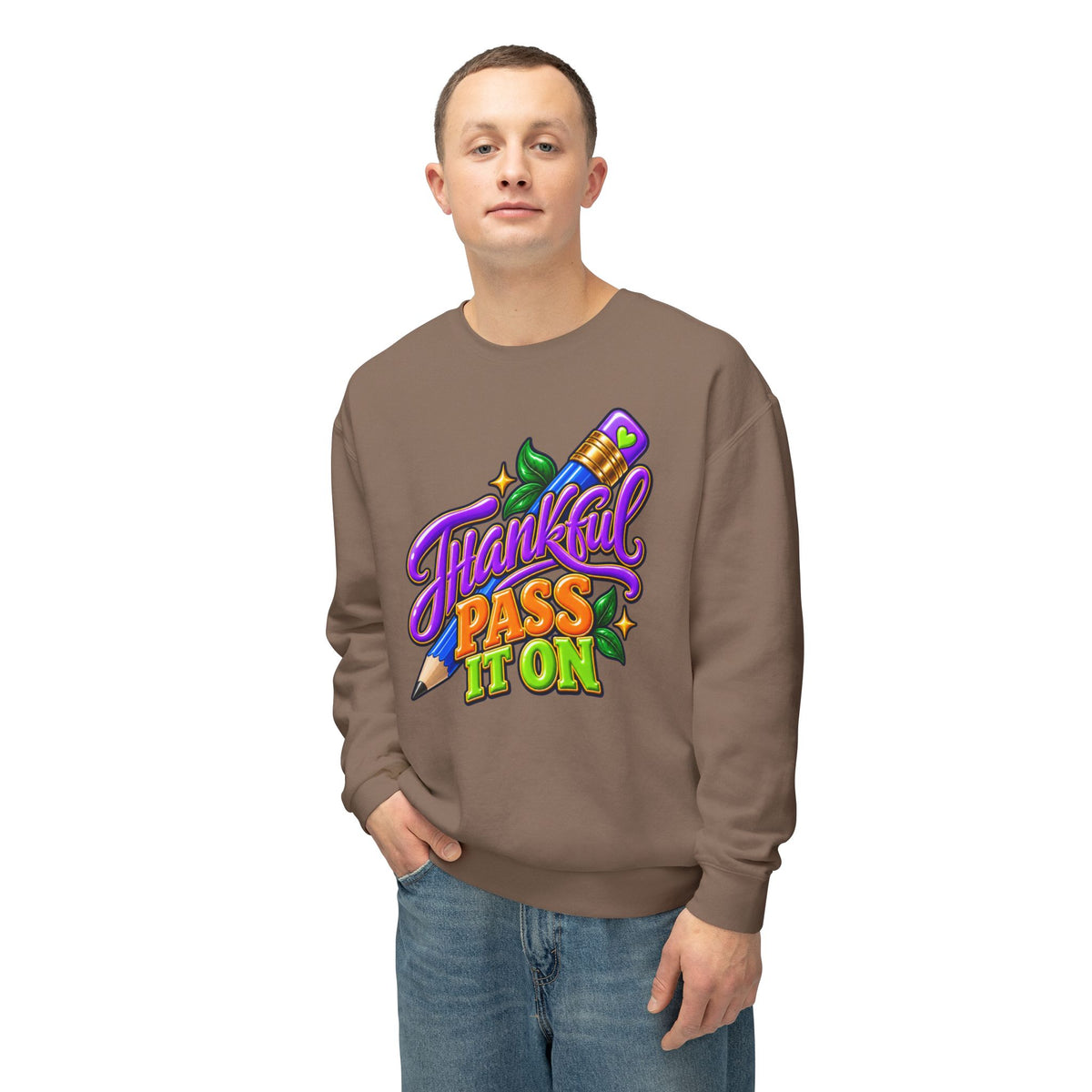 Thankful "Pass It On" Crewneck Sweatshirt