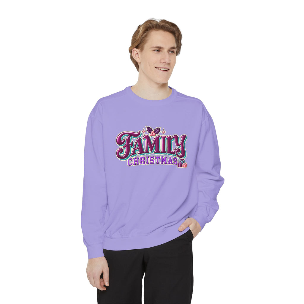 Family Christmas Retro Holiday Sweatshirt