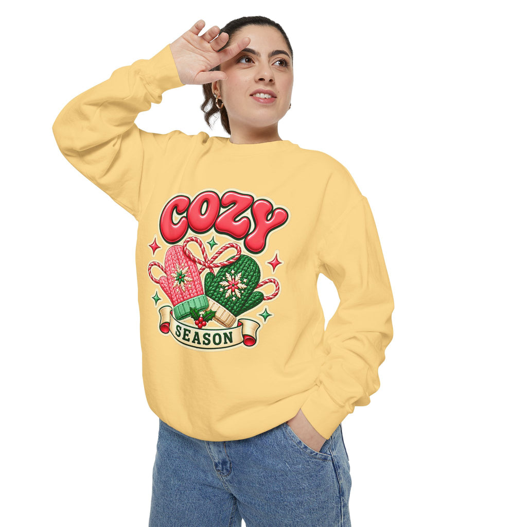 Cozy Season Christmas Sweatshirt 🧤🎄☕️