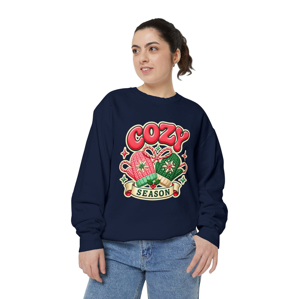 Cozy Season Christmas Sweatshirt 🧤🎄☕️