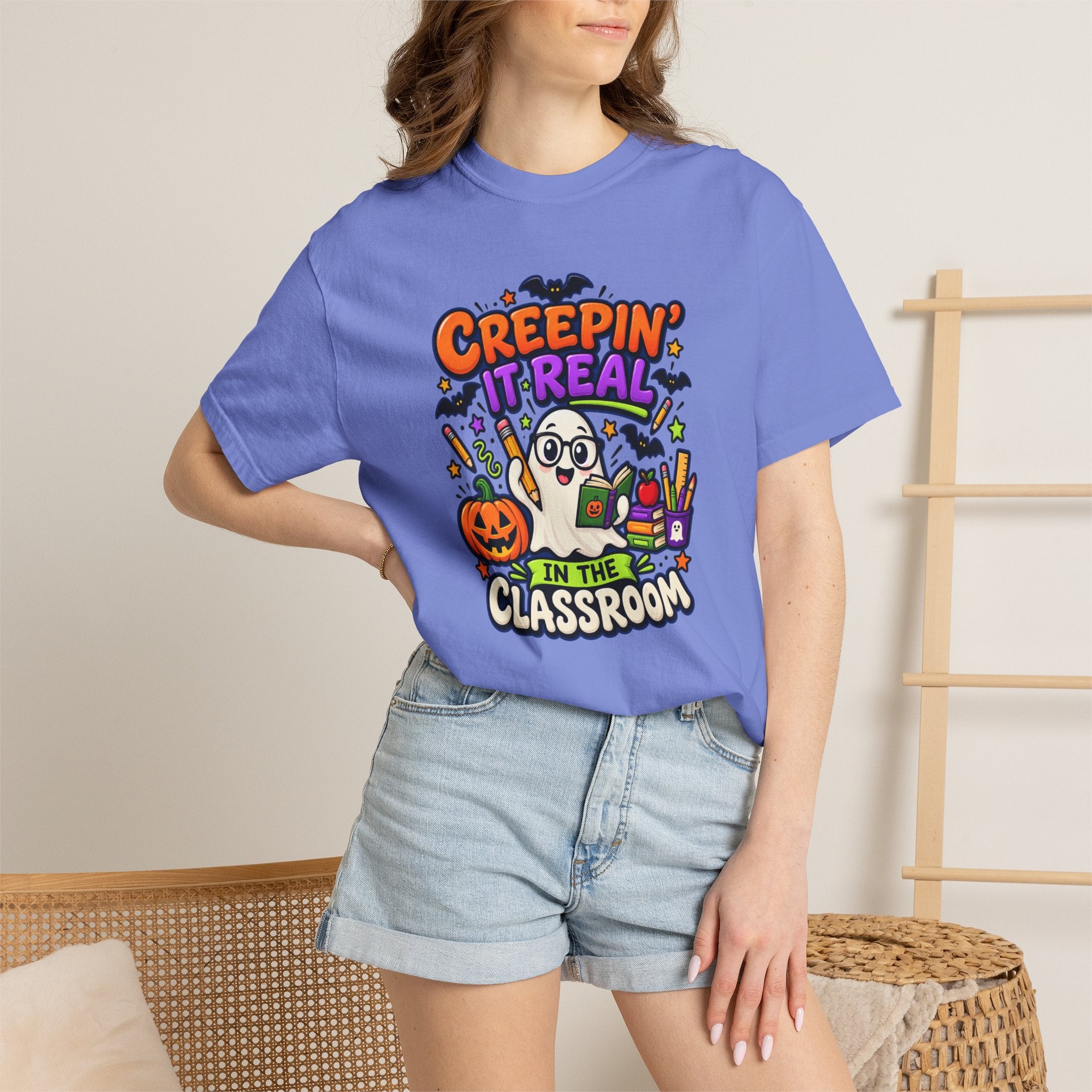 Creepin' It Real in the Classroom Halloween T-Shirt