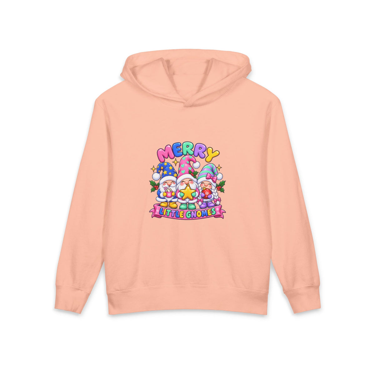 Merry Little Gnomes Christmas Youth Hoodie