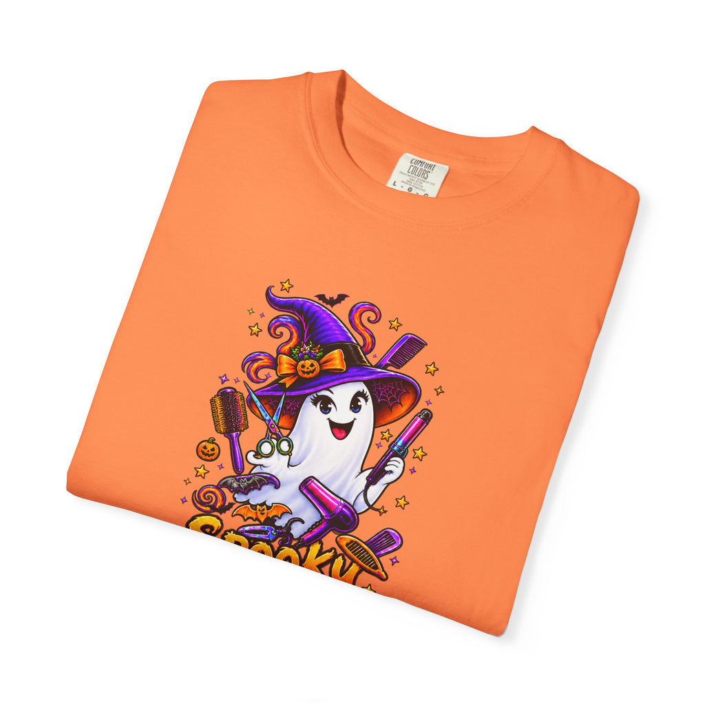 Spooky Stylist Halloween Tee – Adult Unisex Beauty Salon Party Shirt