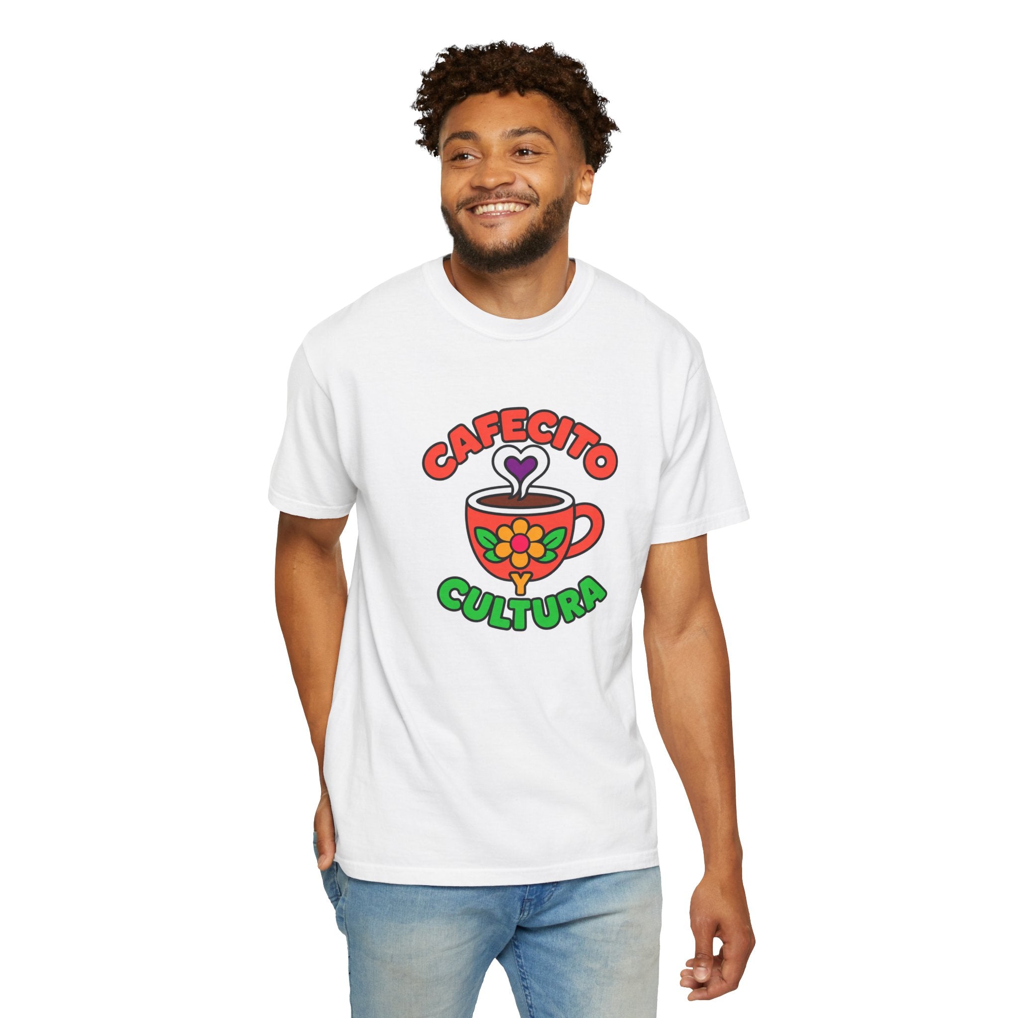 Cafecito Y Cultura Heavyweight Tee ☕🌼