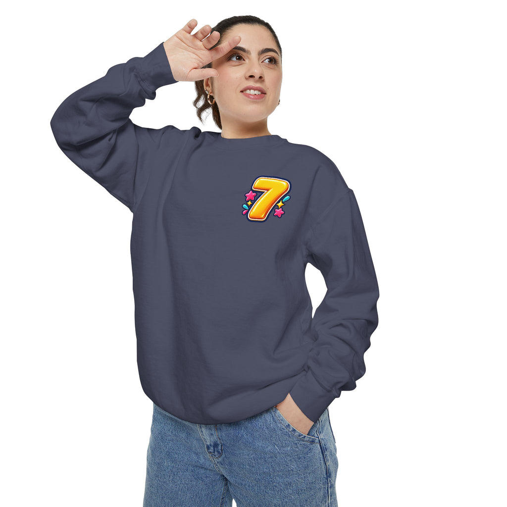 Seven Has “Even” in It, That’s Odd Sweatshirt | Funny Number 7 Crewneck 7️⃣🤔