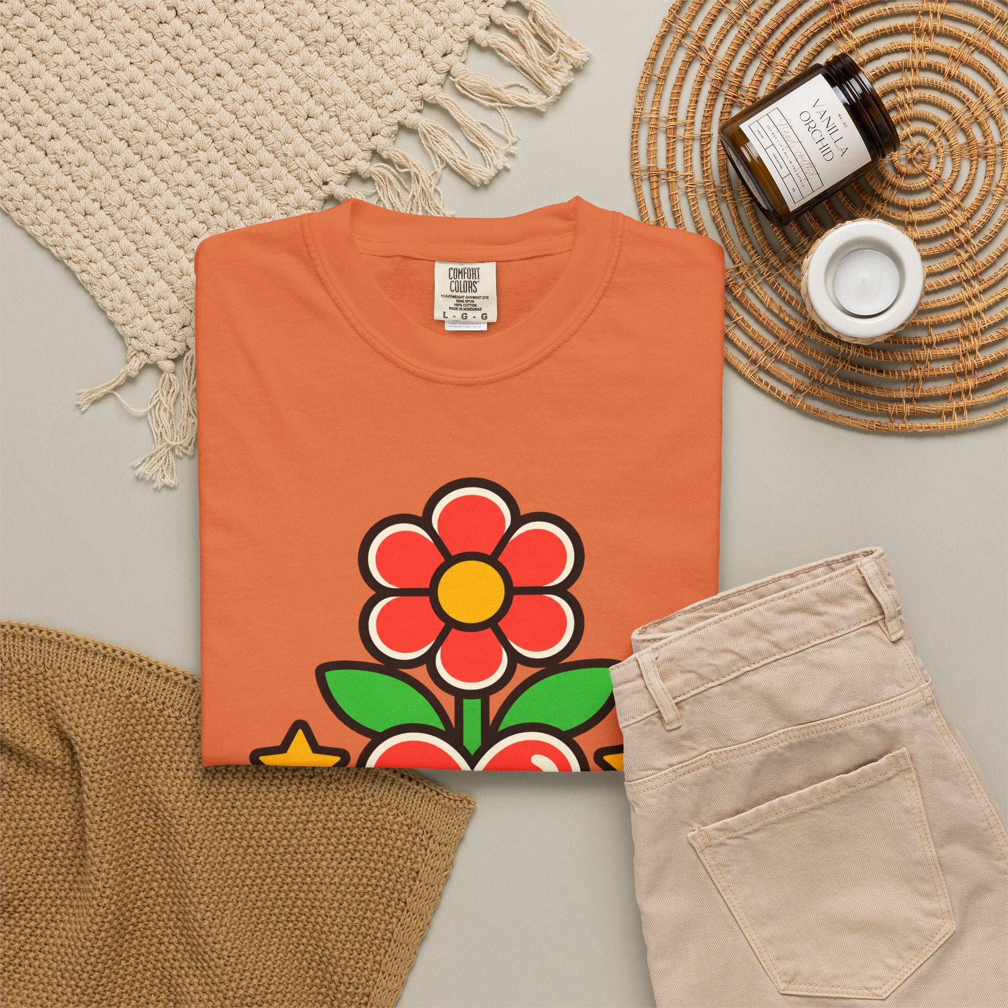 Mi Cultura Latino Heritage Heavyweight Tee 🌺❤️