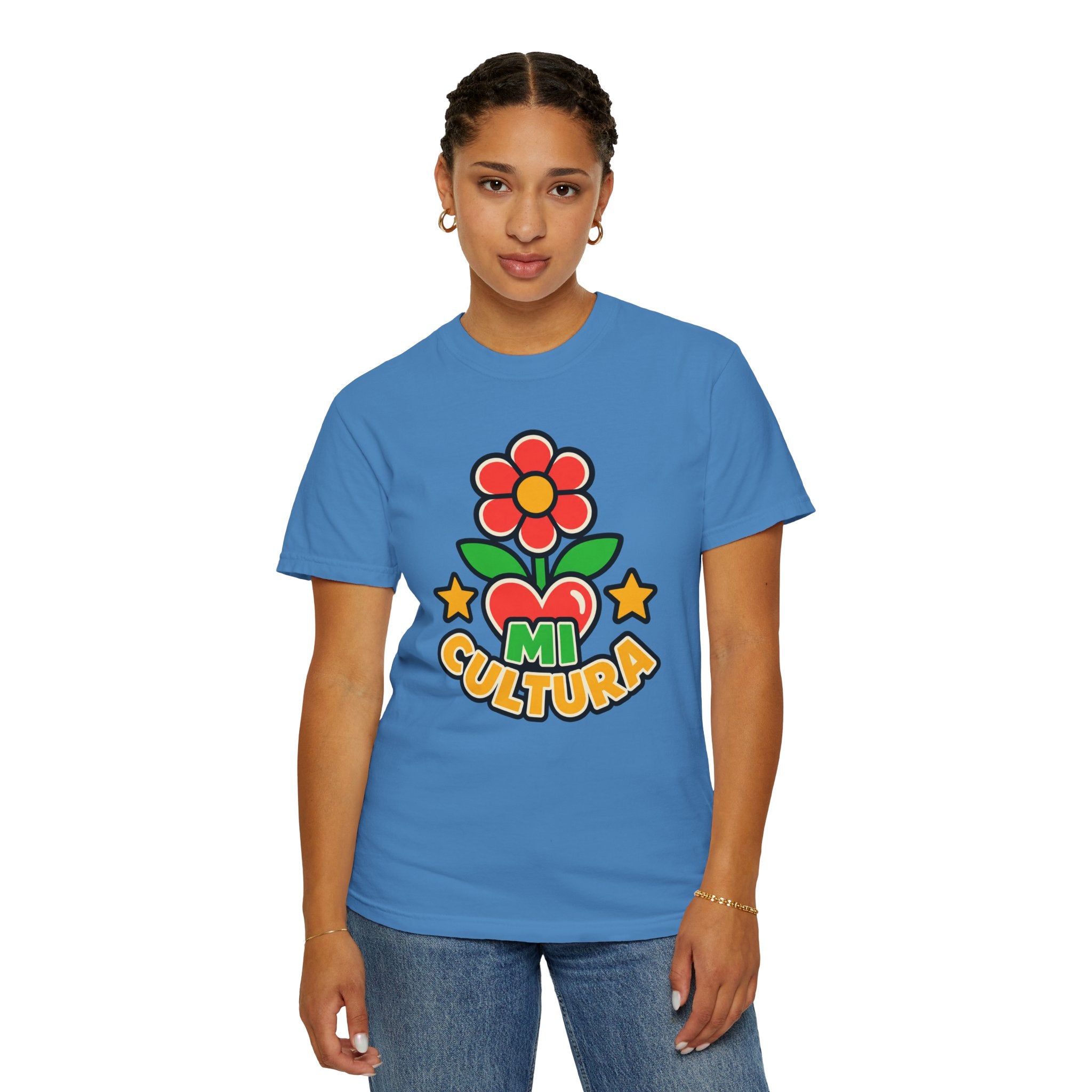 Mi Cultura Latino Heritage Heavyweight Tee 🌺❤️