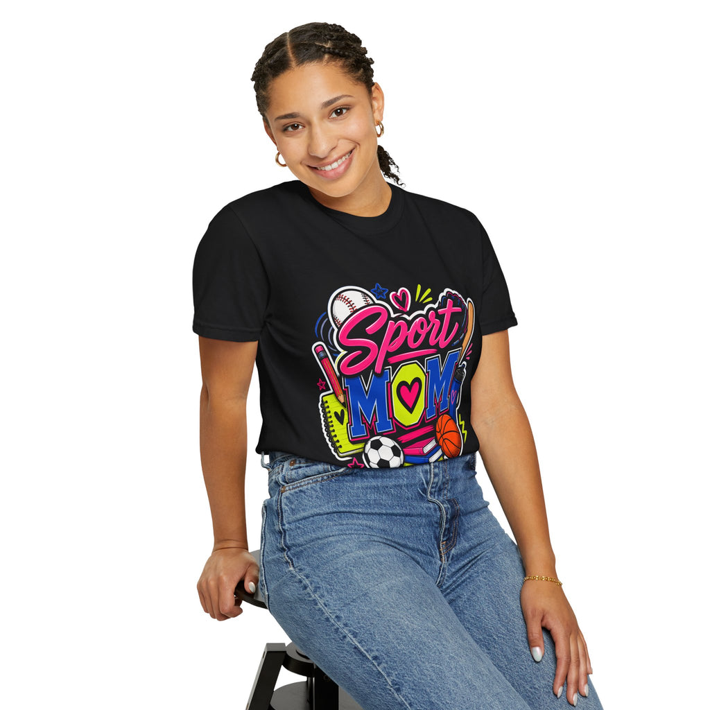 Sport Mom Heavyweight Tee ⚾🏀💙