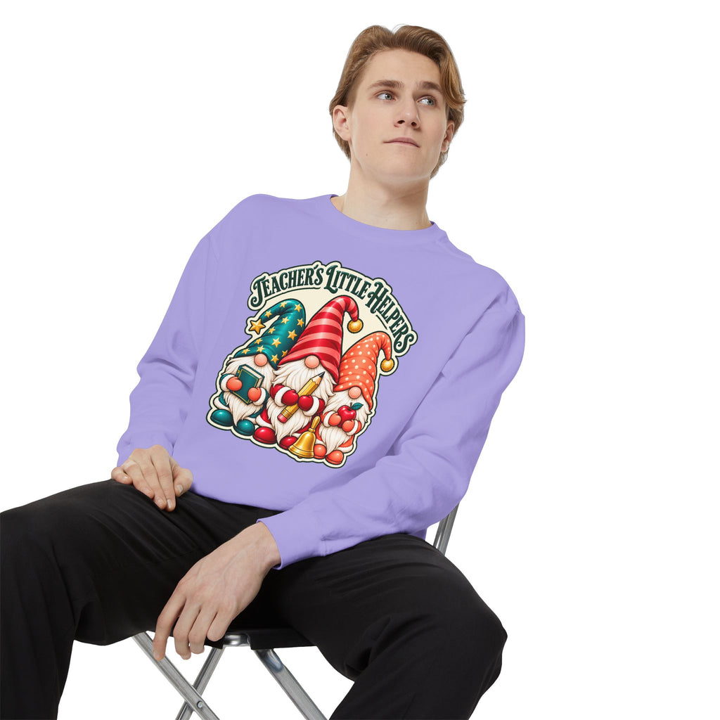 Teachers Little Helpers Gnome Christmas Sweatshirt