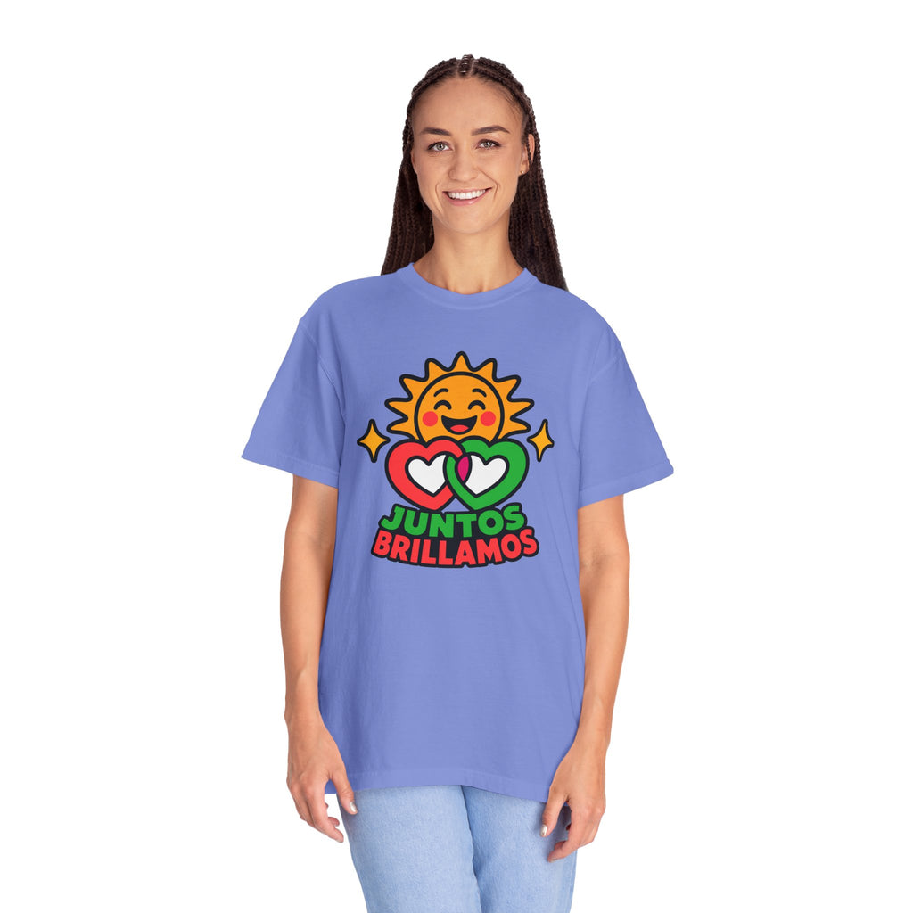 Juntos Brillamos Latino Heritage Heavyweight Tee ☀️❤️