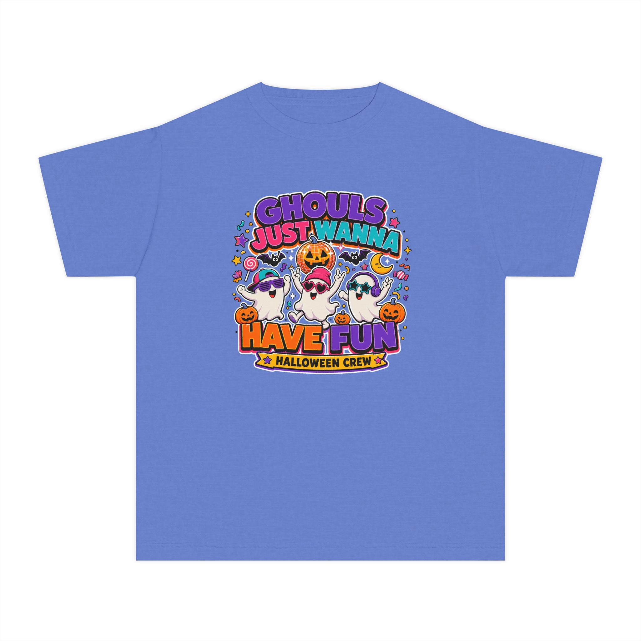 Ghouls Just Wanna Have Fun Youth Halloween Tee 🎃👻
