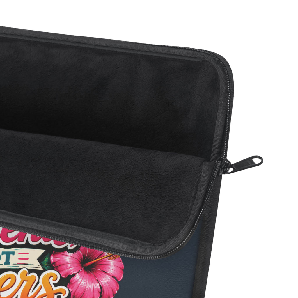 Collect Moments, Not Papers - Deep Passport Laptop and iPad Sleeve