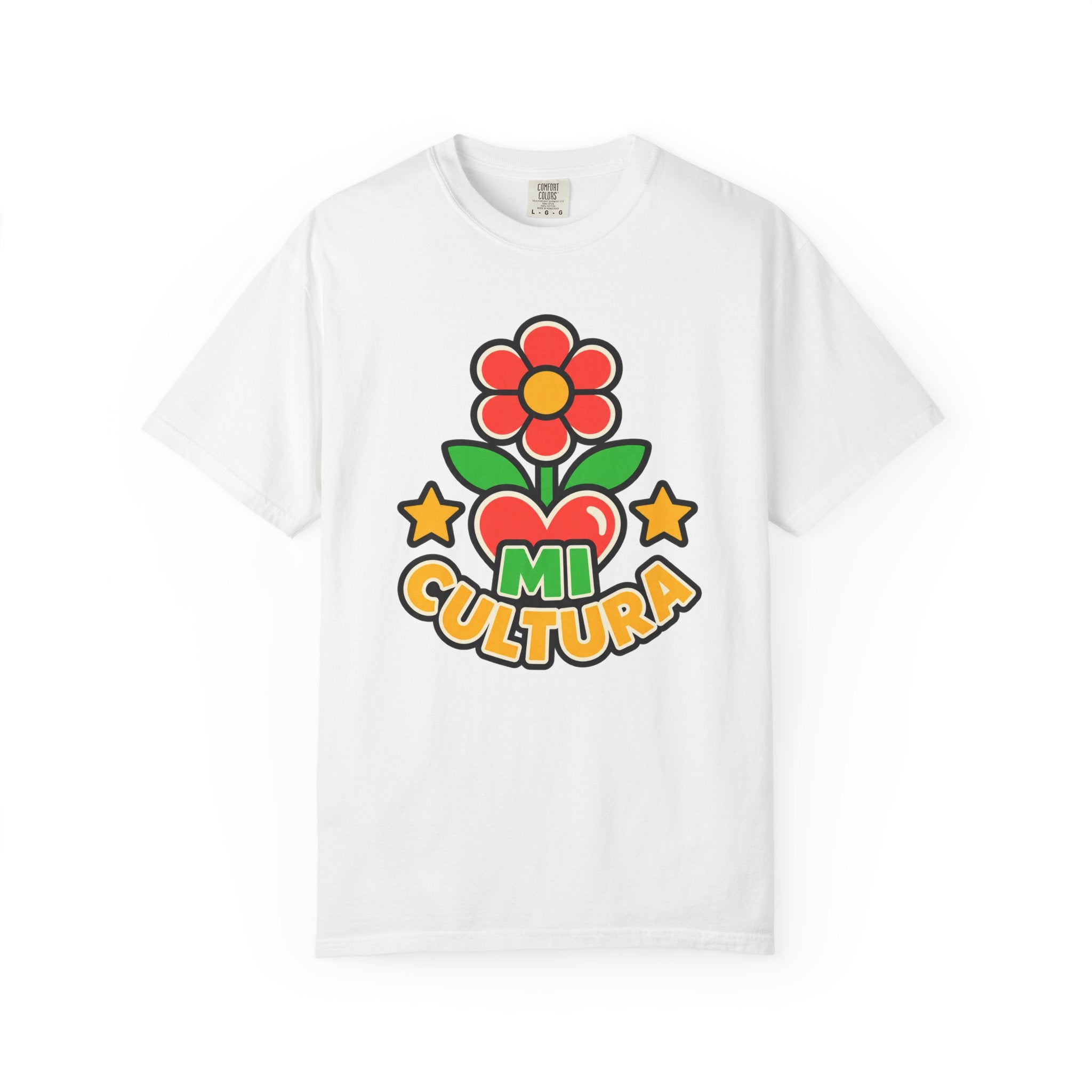 Mi Cultura Latino Heritage Heavyweight Tee 🌺❤️